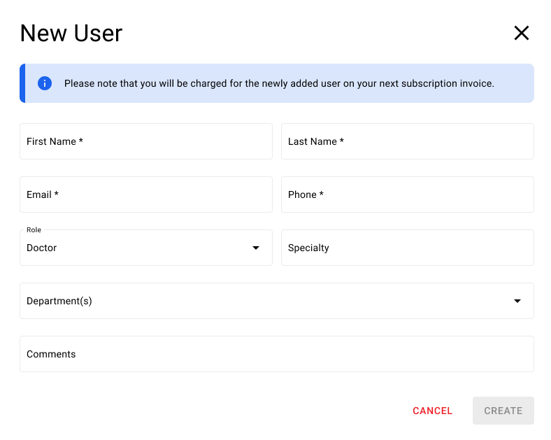 application screen