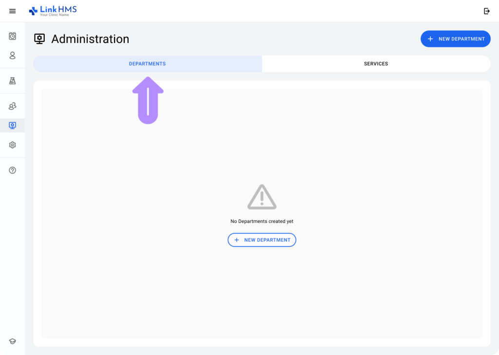 application screen