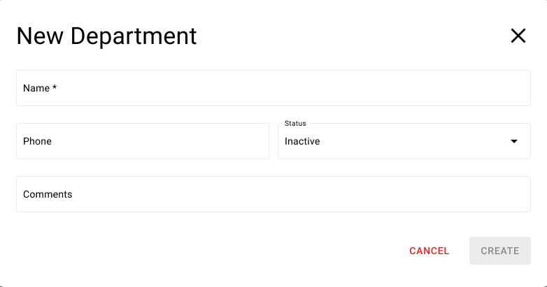 application screen