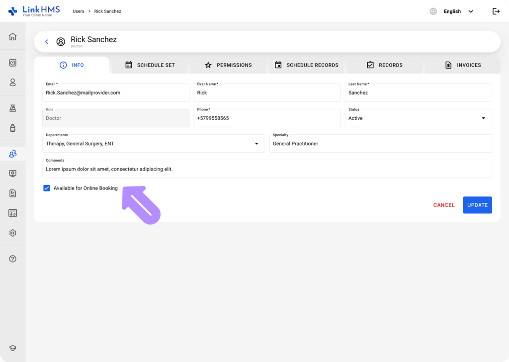 LinkHMS patient portal 12